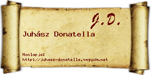 Juhász Donatella névjegykártya