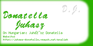 donatella juhasz business card